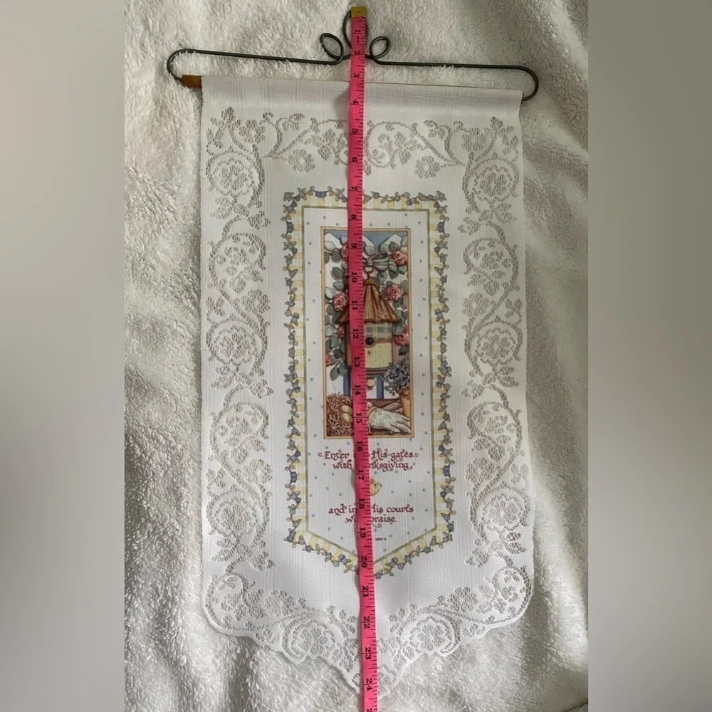 Wall hanging vintage wire hanger